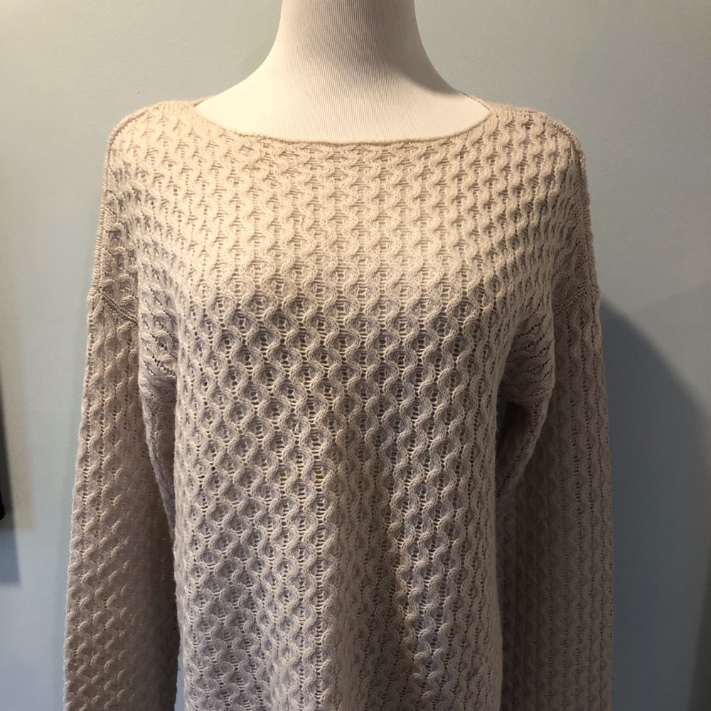 The Limited Beige Sweater Tunic Medium